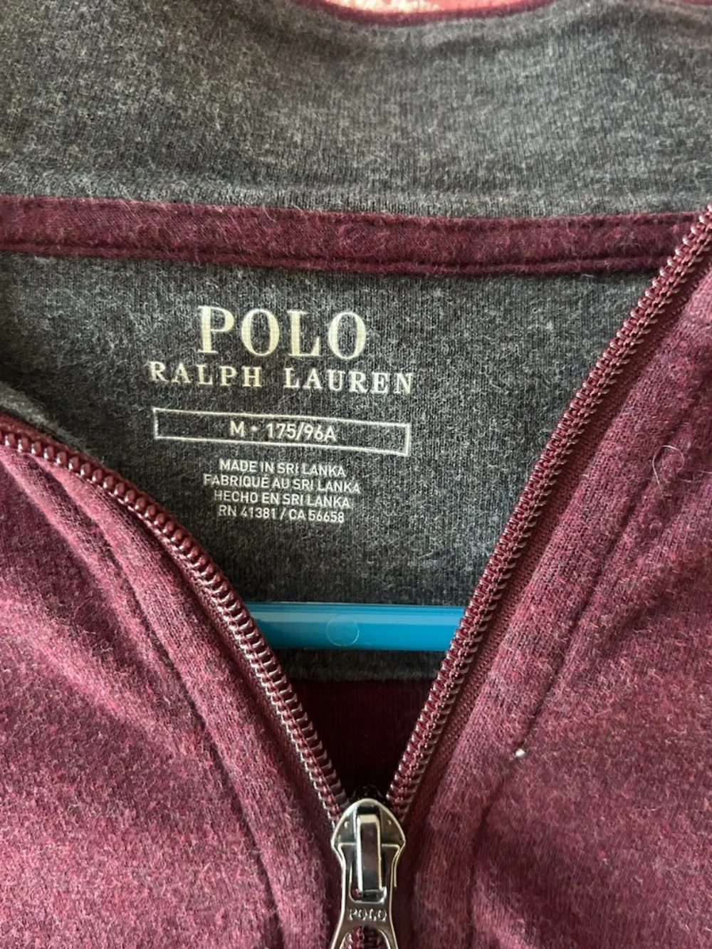 Maroon Ralph Lauren Men's Quarterzip size M
